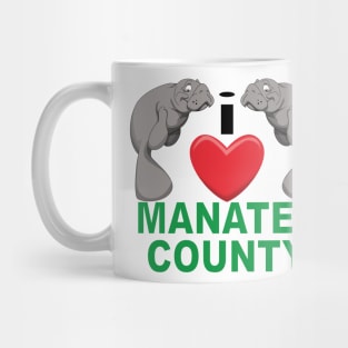 I Heart Manatee County Mug